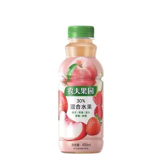 农夫果园30%桃苹果芭乐味450ml*15瓶 商品图1