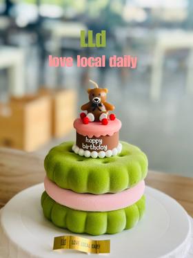 emoji-小熊叠叠乐·慕斯蛋糕