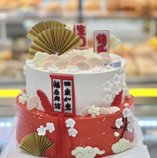 双层㊗️寿蛋糕 商品图0