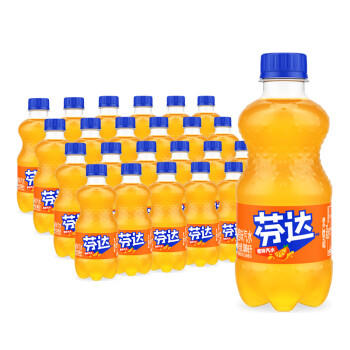 可口可乐芬达 Fanta 橙味汽水 碳酸饮料 300ml*24瓶 整箱装 商品图2