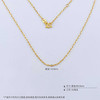 【限时克减150元】足金999 5G黄金17-18寸调节十字链项链(AG5GXL00017-2)（预售产品下单后不退款不退货不换货不补差（预售产品下单后不退款不退货不换货不补差 商品缩略图3