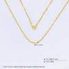 【限时克减150元】足金999 5G黄金17-18寸调节水波纹间片项链(AG5GXL00014)（预售产品下单后不退款不退货不换货不补差（预售产品下单后不退款不退货不换货不补差 商品缩略图3