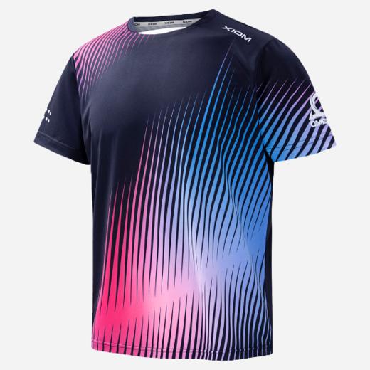 Xiom骄猛乒乓球服T108奥斯丁乒乓球衣夏季透气专业训练服速干比赛短袖运动专用球服 商品图3