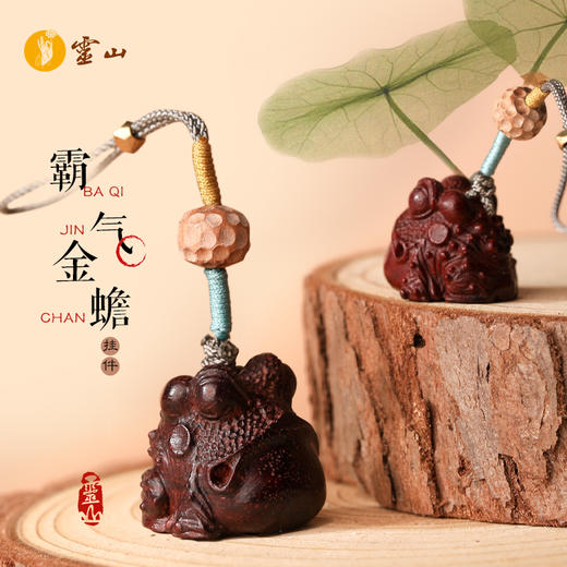 灵山木迦·霸气金蟾挂件 商品图0