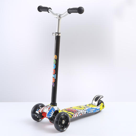 【潮流代步新升级 妥妥用到14岁】3-14岁滑板车 户外便携儿童滑板车 滑滑车宽轮 两轮小孩单脚 男孩女孩滑行车-QQ 商品图6