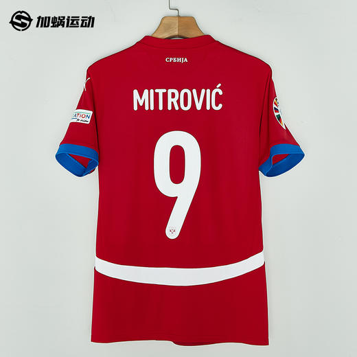 【连球员印号】SFS正品 PUMA彪马2024欧洲杯塞尔维亚主场球迷版球衣774300-01 商品图1