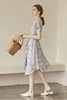 SOUREPOSE V领荷叶袖碎花连衣裙 12477 商品缩略图7