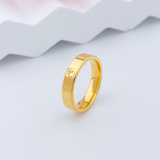 【限时克减150元】足金999.9 #固口戒指 【精品】实心螺丝纹圈戒米字纹圈戒(JZ00869)（预售产品下单后不退款不退货不换货不补差价（预售产品下单后不退款不退货不换货不补差价 商品图1