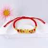 【限时7.5折】【定价黄金】足金 #儿童/宝宝 3D硬金如意红绳调节成品手串（宝宝、大人都适戴）(AA3DSC00485)（预售产品下单后不退款不退货不换货不补差价） 商品缩略图0