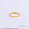 【限时克减150元】足金999.99 【精品】五9黄金实心固口戒指蜂巢戒指圈戒(ACJZ00262)（预售产品下单后不退款不退货不换货不补差价（预售产品下单后不退款不退货不换货不补差价 商品缩略图3
