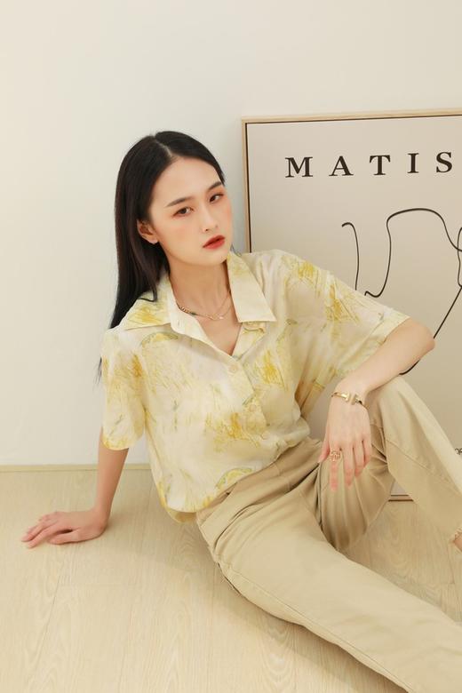 LNNNS 气质抽象印花衬衣 12799 商品图2