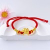 【限时7.5折】【定价黄金】足金 #儿童/宝宝 #3D硬金空心可调节幸运红绳木马手串生肖马手串马上有钱成品手串宝宝大人都适戴(AA3DSC00486)（预售产品下单后不退款不退货不换货不补差价） 商品缩略图0