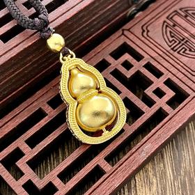 【限时克减150元】足金999 #葫芦 #时来运转 古法葫芦（福禄）吊坠（里葫芦可转动）(YGFDZ00007)（预售产品下单后不退款不退货不换货不补差价）