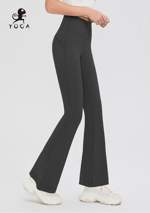 壁虎瑜伽【2404KZ287】高腰收腹微喇叭裤【5天发货】 商品图0