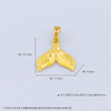 【限时克减150元】足金999.99 【精品】五9黄金CNC鱼鳞鱼尾吊坠(ACDZ00332)预售产品下单后不退款不退货不换货不补差价 商品缩略图4