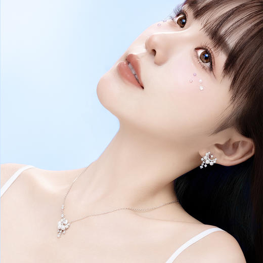 【流光心月耳钉】女轻奢闺蜜款 小众生日礼物送女友 下单赠精美礼盒 顺丰空运+运费险 商品图4