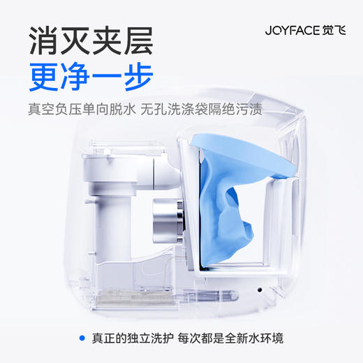 觉飞心愿2Max空间组合洗衣机家用全自动分区，洗烘一体大容量婴儿 商品图6