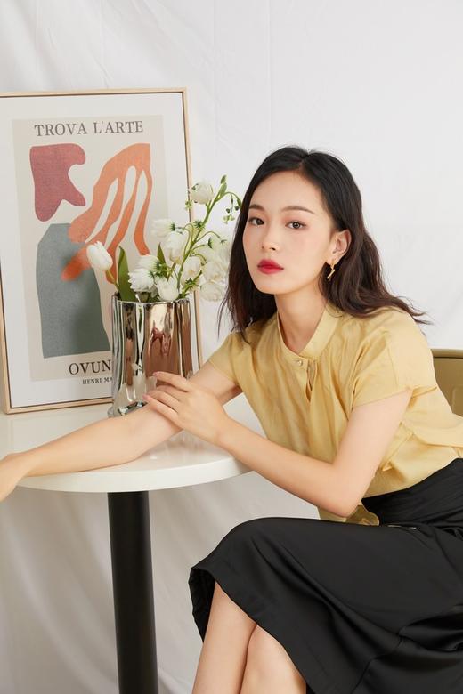 Le Malene 不对称气质款短袖上衣 13153 商品图4