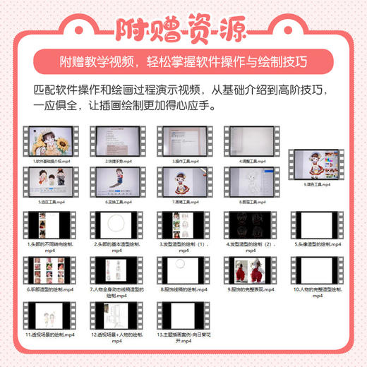 萌趣儿童插画私享课 procreate儿童商业插画教程入门*基础 ipad绘画教程附赠视频教程 商品图4