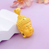【限时克减150元】足金 【精品】3D硬金空心佛头吊坠(AR3DDZ00095-2)（预售产品下单后不退款不退货不换货不补差价）（预售产品下单后不退款不退货不换货不补差价） 商品缩略图2