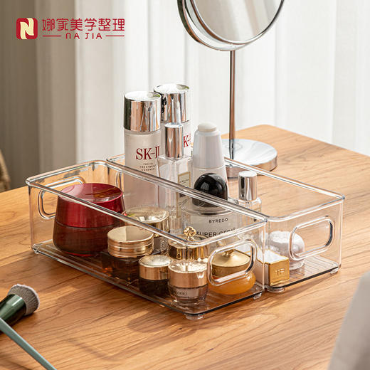 【透明5款可选】娜家厨房橱柜抽屉式收纳盒 商品图3