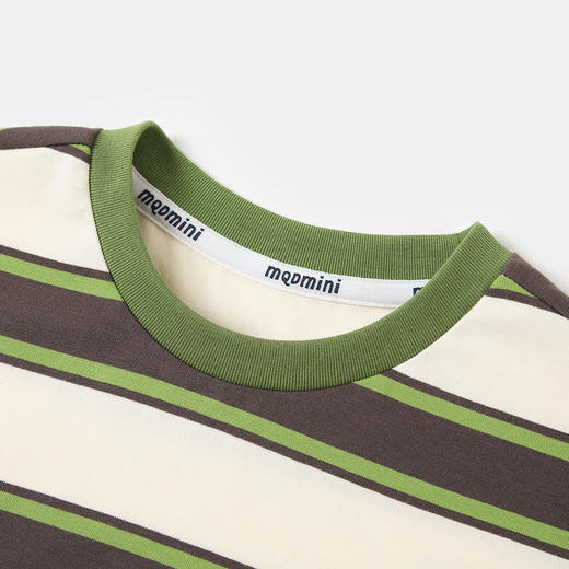 【5A级抑菌】【80-140】【MQDmini】男童短袖条纹T恤 商品图4