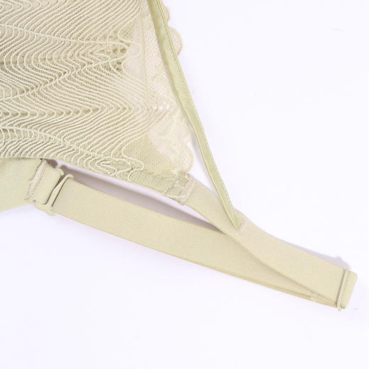 熳洁儿 蜂巢透气薄杯蕾丝性感三角杯无钢圈内衣女透气聚拢文胸罩22251545 商品图4