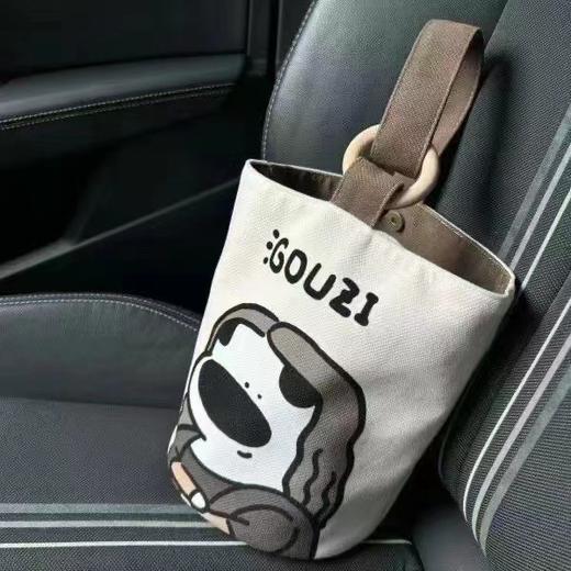 【15.9限时抢！可爱便携手提袋帆布包】上班族超爱！！！ 便携通勤水桶包，手拎便当包，宝妈外出手提包L 商品图3