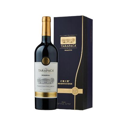 【臻选好酒】红蔓庄园珍藏赤霞珠美乐红葡萄酒纸板盒装750ml*6（金标）  一箱起发 商品图0