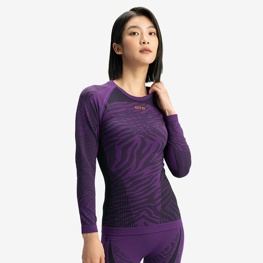 UTO悠途迷彩款专业滑雪内衣男户外运动压缩内衣女秋冬保暖套装 商品图3