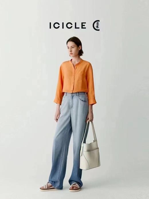 限量【之禾剪标渐变色天丝牛仔裤】直筒裤型，修饰腿型纤细腰部线条，视觉显高显瘦，轻松打造时尚造型-公司现货 商品图1