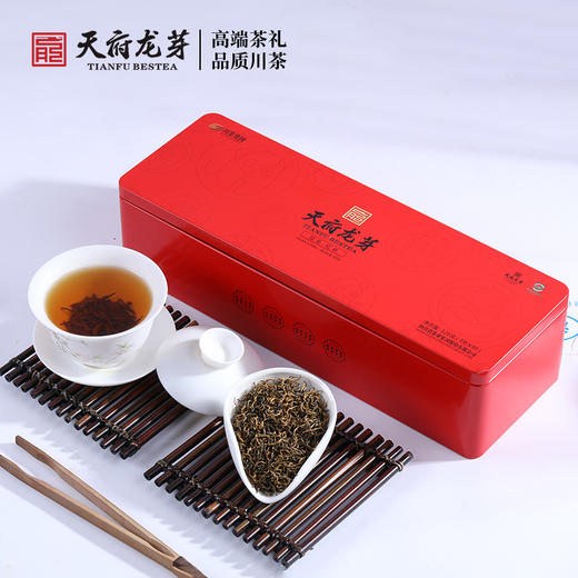 【天府龙芽】红茶(冠龙系列)120g 商品图3