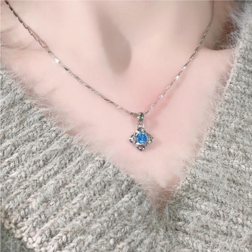 卡蒂罗/KADER 幸运四叶草项链 999纯银新中式好运浪漫闪锆可调节锁骨链 闪耀梦幻璀璨配饰精致百搭优雅气质 礼盒 母亲 520 商品图4