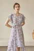 SOUREPOSE V领荷叶袖碎花连衣裙 12477 商品缩略图6