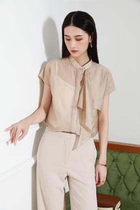 Le Malene 温柔气质款短袖上衣 13137