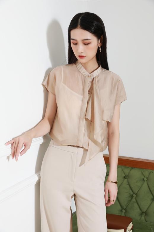 Le Malene 温柔气质款短袖上衣 13137 商品图0