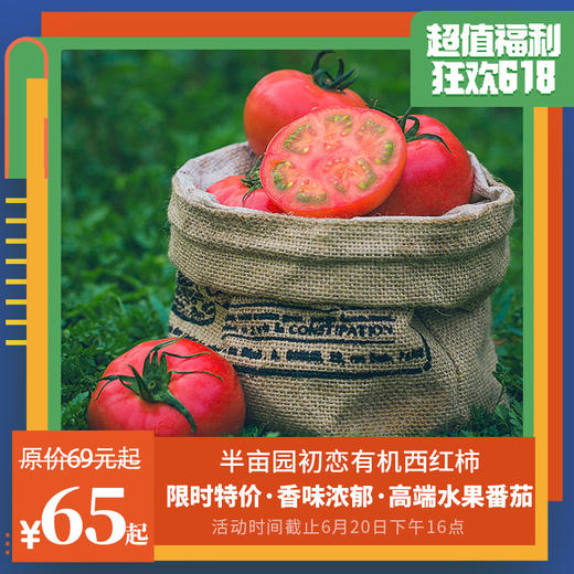【活动】半亩园初恋有机西红柿  番茄 商品图0