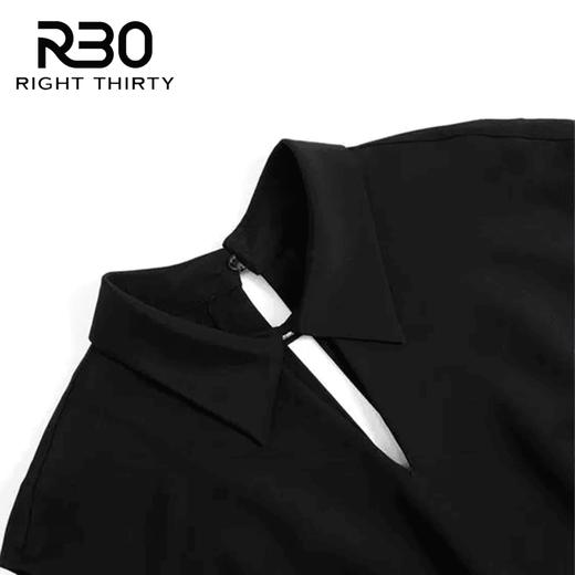 【破价】R30 春夏款时尚轻职风百褶长裙 气质无袖裙子纯色显身连衣裙小黑裙 N24LB04521 商品图2