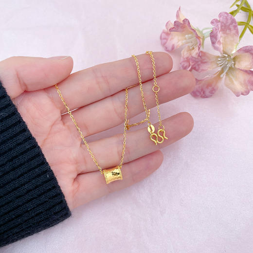 【限时克减150元】足金999 5G黄金调节鱼鳞小蛮腰套链(AG5GTL00309)（预售产品下单后不退款不退货不换货不补差价） 商品图2