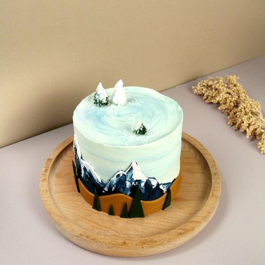 烤爱·生日蛋糕系列·父爱如山·奶油·长辈祝福祝寿聚会生日节日【仅限深圳同城配送】 商品图1