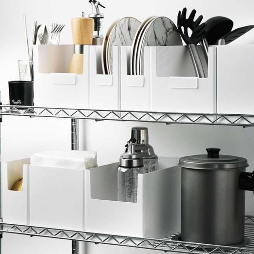 【白色5款可选】娜家多功能直角收纳筐 商品图2