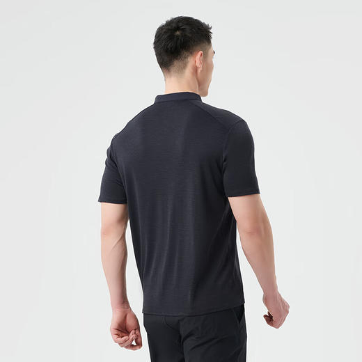 XBIONIC银河星云羊毛轻量半拉链短袖POLO男Polo衫T恤夏季透气商务运动22353 商品图4