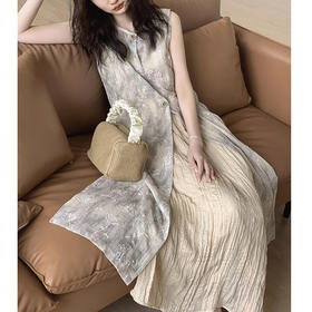 裁缝学苑AQ301新中式无袖背心裙子纸样两件连衣裙打版裁剪图