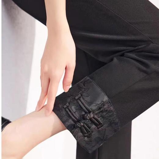 女装24夏季新款休闲直筒长裤2235-T9607 商品图2