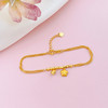 【限时克减150元】足金999 #招桃花 5G黄金双层调节手链桃花樱花铃兰花间转运蹦迪珠花卉手链(AG5GSL00136)（预售产品下单后不退款不退货不换货不补差价） 商品缩略图1