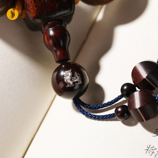 灵山木迦·清逸祥瑞金丝楠木手钏·麒麟 商品图1