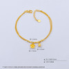 【限时克减150元】足金999 #招桃花 5G黄金双层调节手链桃花樱花铃兰花间转运蹦迪珠花卉手链(AG5GSL00136)（预售产品下单后不退款不退货不换货不补差价） 商品缩略图3