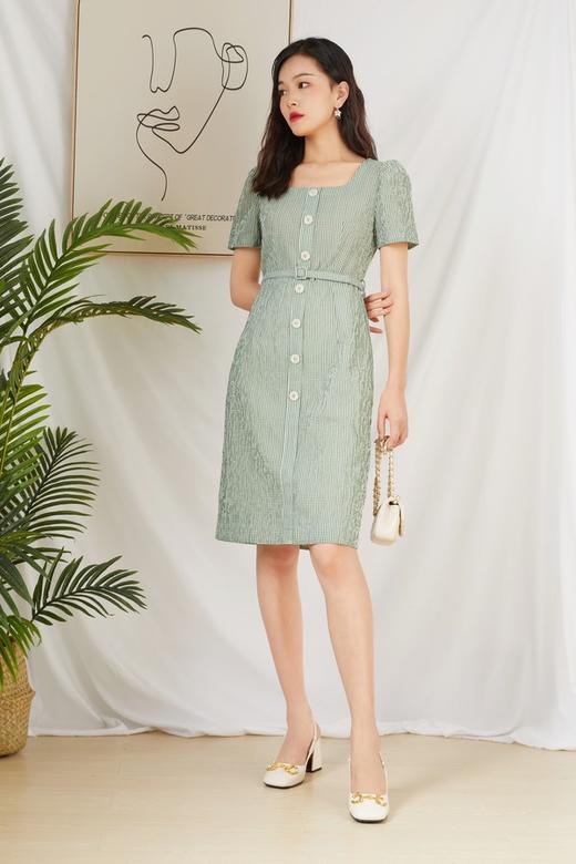amadella 格子方领连衣裙 13045 商品图2