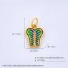 【限时7.5折】【定价黄金】足金 #微硬金 无氰5D低温珐琅芭蕉扇手串挂件(CWW30081)（预售产品下单后不退款不退货不换货不补差价） 商品缩略图3