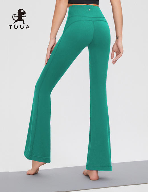 壁虎瑜伽【2404KZ287】高腰收腹微喇叭裤【5天发货】 商品图3